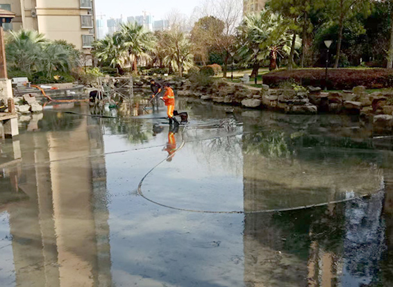 衡水景观池淤泥清理